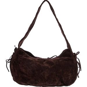 Aunthentic vintage 2002 collection Prada Hobo brown suede.